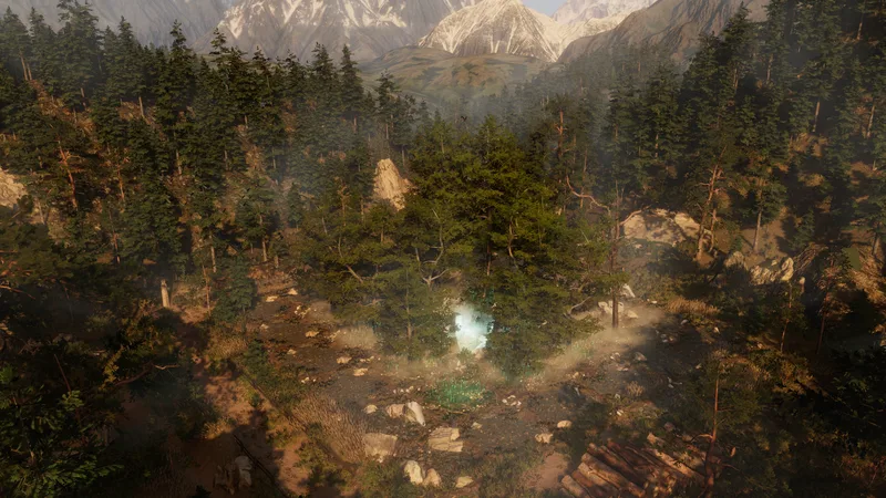 Mountain Forest Vista — Forester gameplay